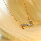 GlowVOLT SILVER DIAMOND PEDANT NECKLACE