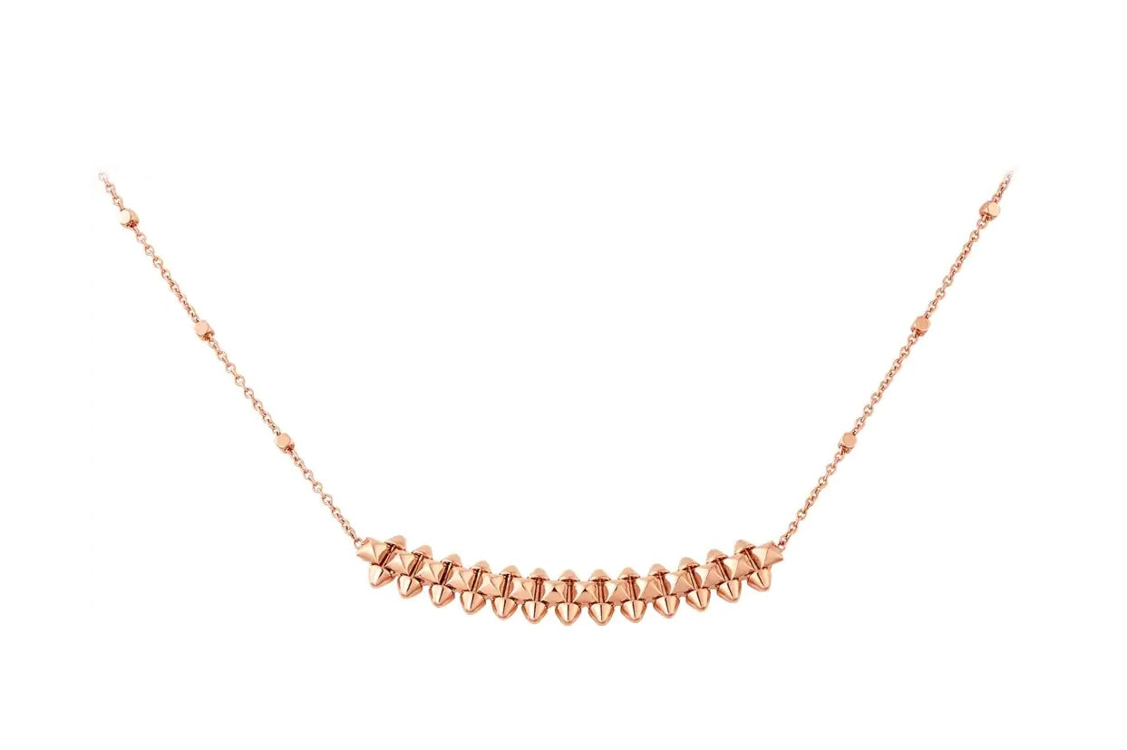 GlowCLASH PINK GOLD NECKLACE
