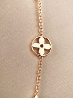 GlowSTAR AND SUN 7 MOTIFS GOLD BRACELET