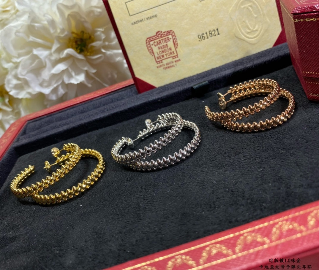 GlowCLASH LARGE HOOP EARRINGS