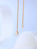 GlowH CAGE PINK GOLD NECKLACE