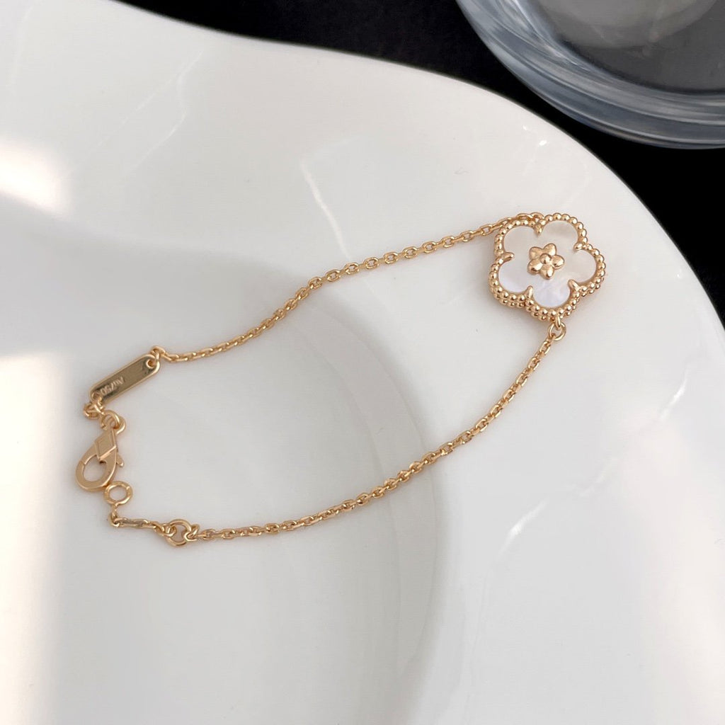 GlowLUCKY SPRING ROSE GOLD MOP BRACELET