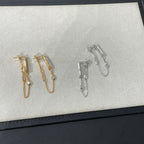 GlowCHAINE CHAOS DIAMOND DROP EARRINGS