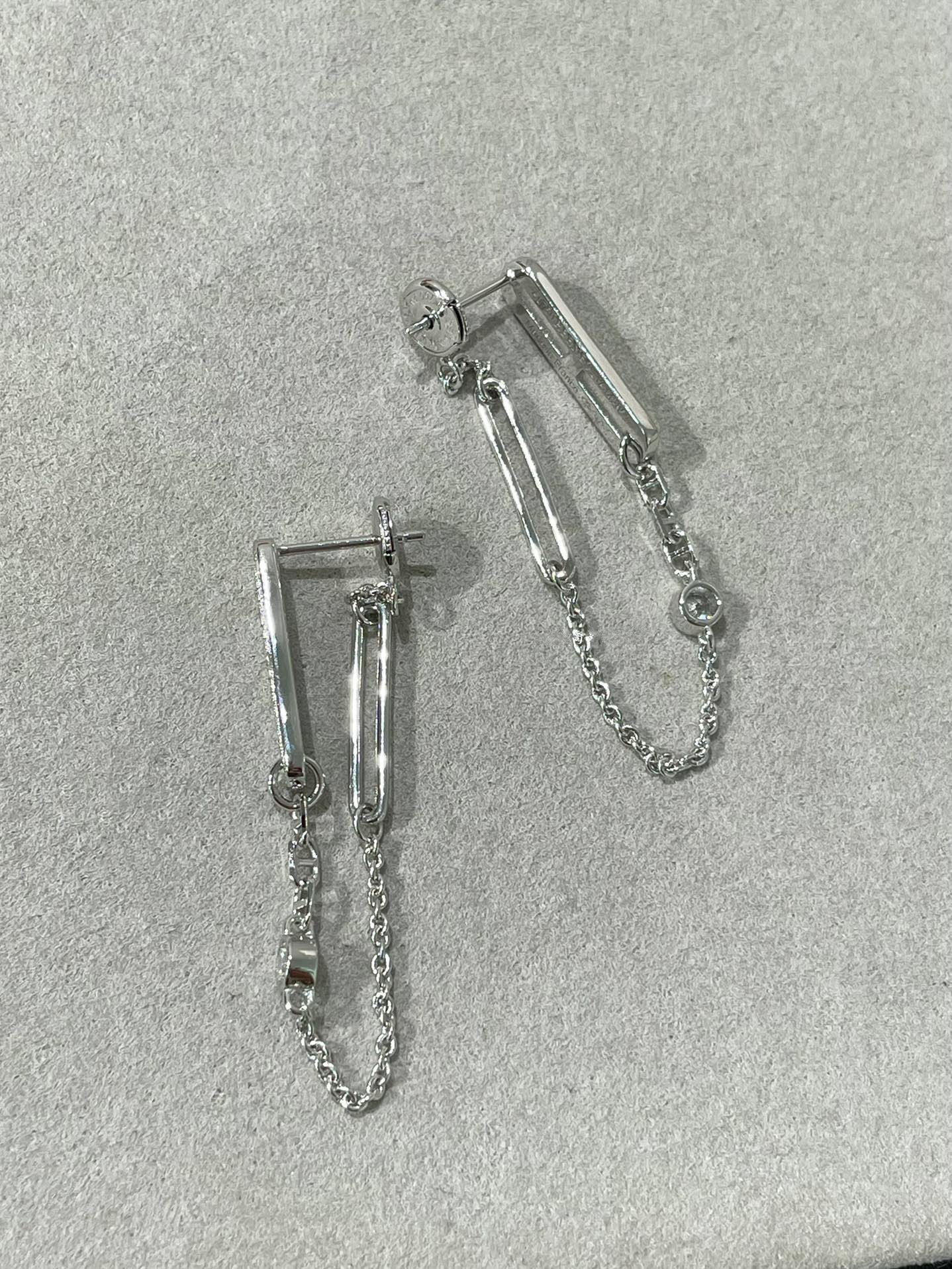 GlowCHAINE CHAOS DIAMOND DROP EARRINGS