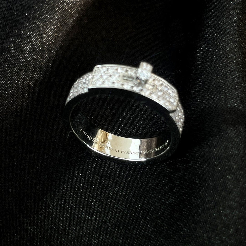GlowKELLY SILVER DIAMOND RING
