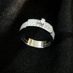 GlowKELLY SILVER DIAMOND RING