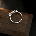 GlowRONDE SMALL SILVER DIAMOND RING