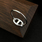 GlowRONDE SMALL SILVER DIAMOND RING