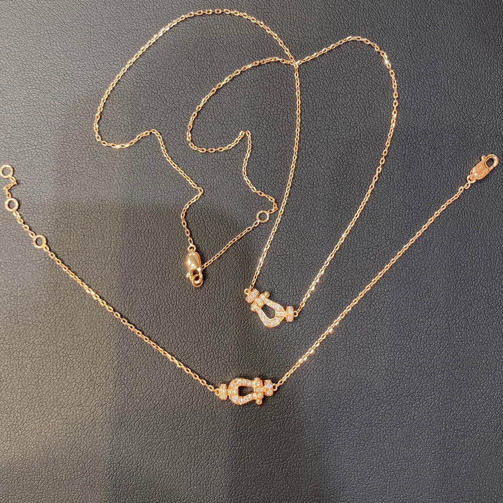 GlowFORCE 10 DIAMOND PINK GOLD NECKLACE MINI MODEL