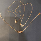 GlowFORCE 10 DIAMOND PINK GOLD NECKLACE MINI MODEL