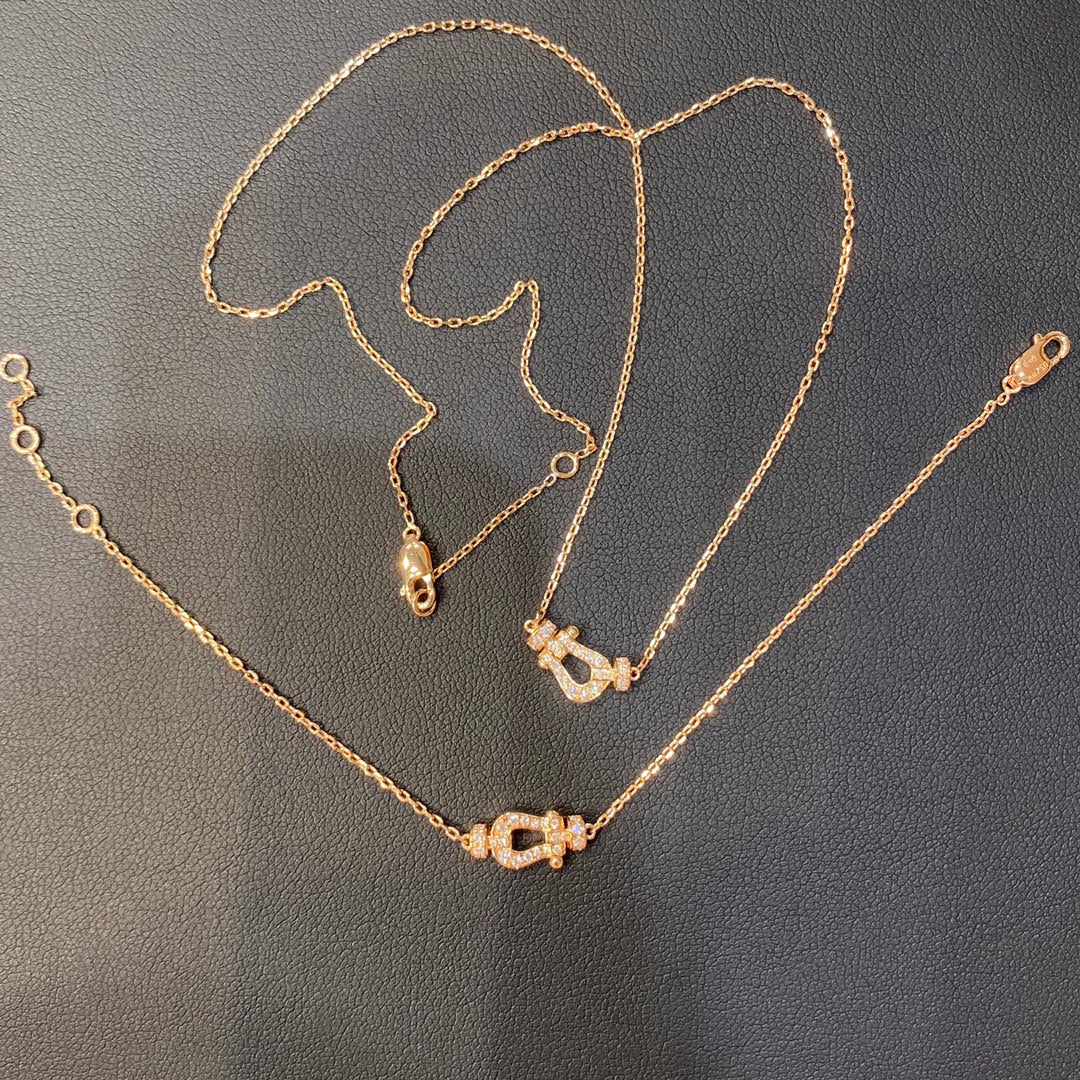 GlowFORCE 10 DIAMOND PINK GOLD NECKLACE MINI MODEL