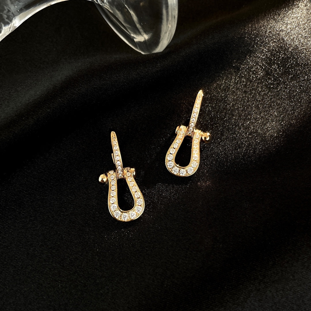 GlowFORCE 10 FULL DIAMOND DROP EARRINGS MEDIUM MODEL