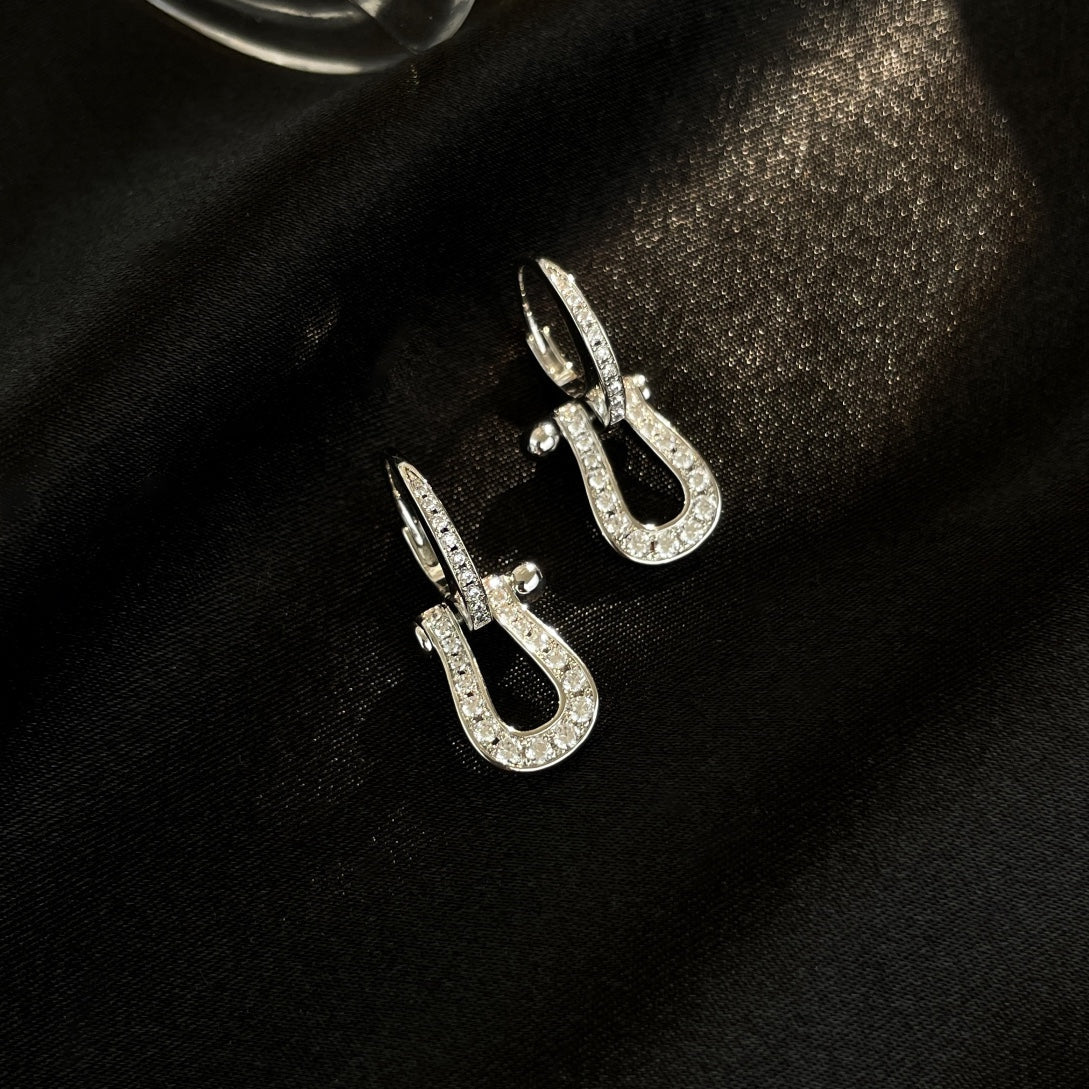 GlowFORCE 10 FULL DIAMOND DROP EARRINGS MEDIUM MODEL