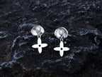 GlowVIDYLLE SILVER DIAMOND MINI DROP EARRINGS