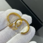 GlowLOVE DIAMOND GOLD HOOP EARRINGS