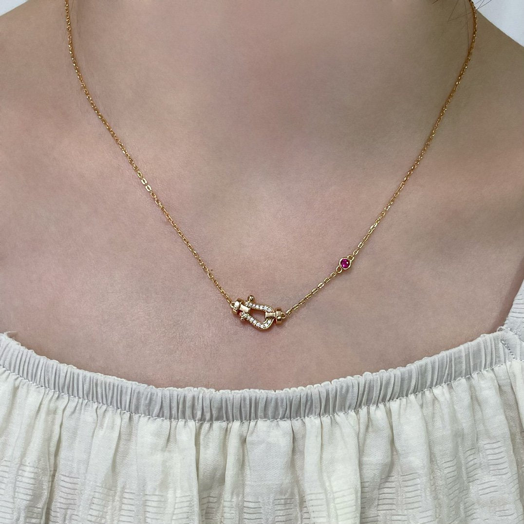 GlowFORCE 10 DIAMOND PINK GOLD NECKLACE