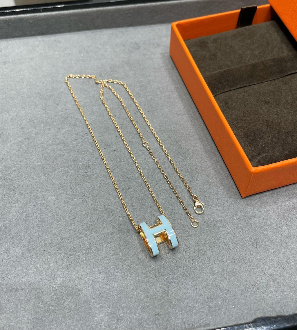 GlowPOP H SKY BLUE NECKLACE