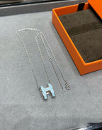 GlowPOP H SKY BLUE NECKLACE