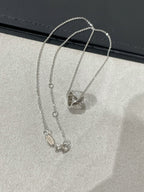 GlowLIENS EVIDENCE DIAMOND PAVED NECKLACE
