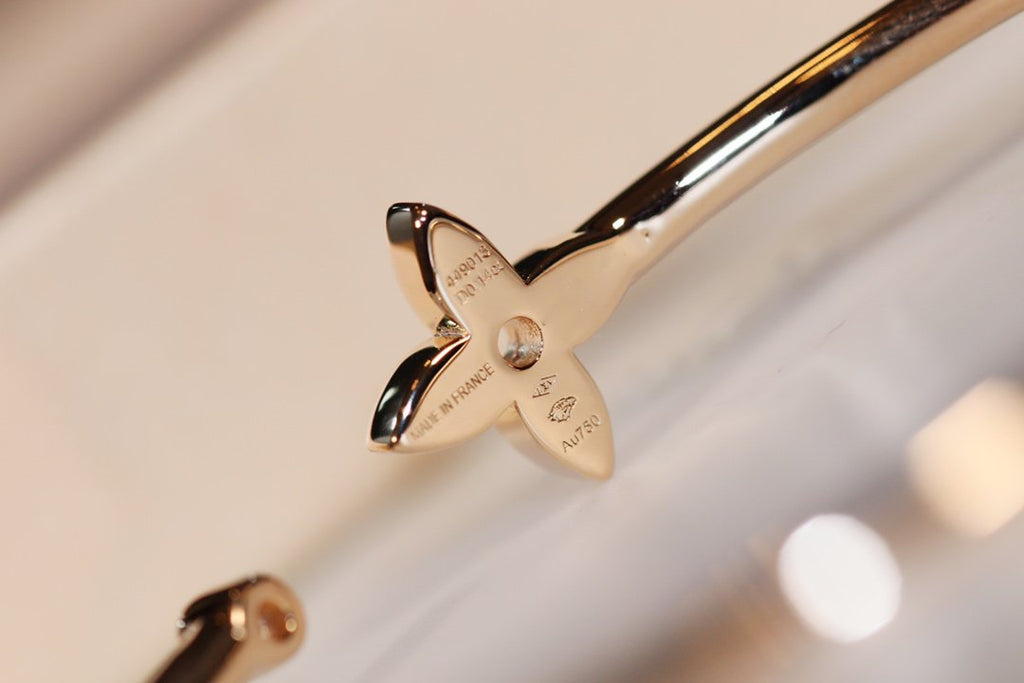 GlowIDYLLE GOLD OPEN BRACELET DIAMOND PAVED