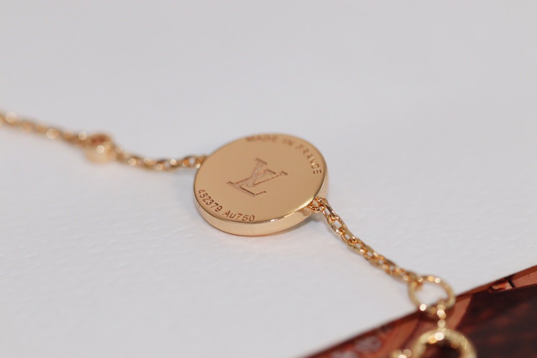 GlowSTAR AND SUN 4 MOTIF PINK GOLD MALACHITE BRACELET