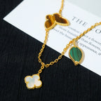 GlowLUCKY SPRING 5 MOTIF GOLD BRACELET