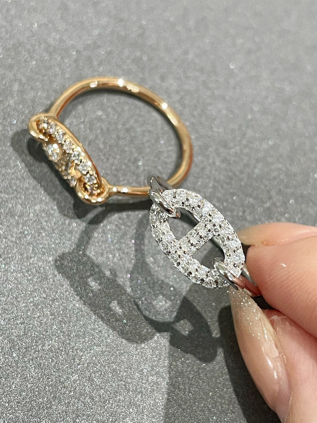 GlowRONDE SMALL DIAMOND RING