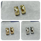 GlowBEE LOVE DIAMOND HOOP EARRINGS