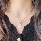 GlowCONSTANCE PEDANT SILVER NECKLACE