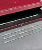 [Glow]TENNIS BRACELET WITH FULL DIAMOND SETTING
