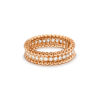 GlowPERLEE DIAMOND ROSE GOLD RING