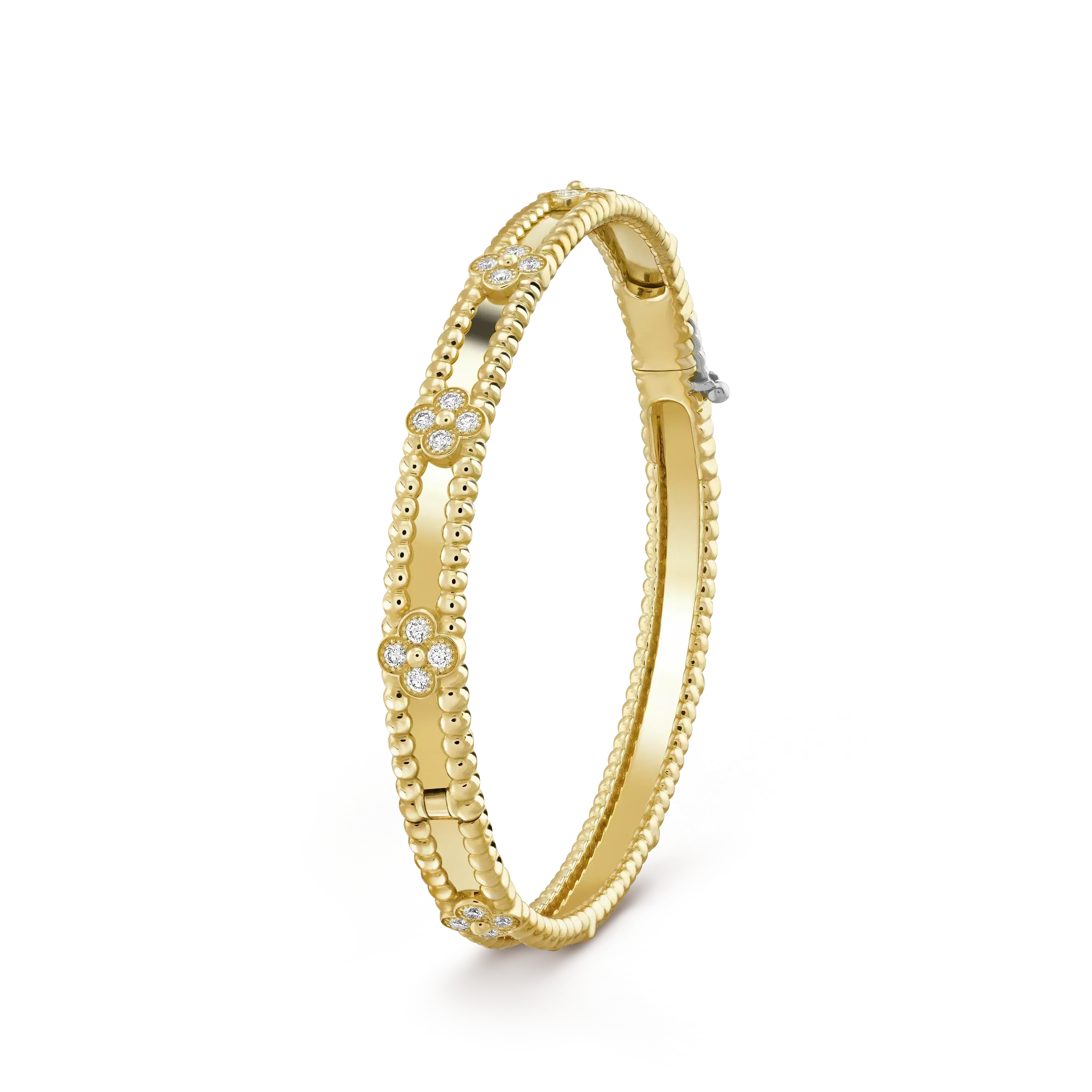 GlowCLOVER BRACELET 4MM DIAMONDS