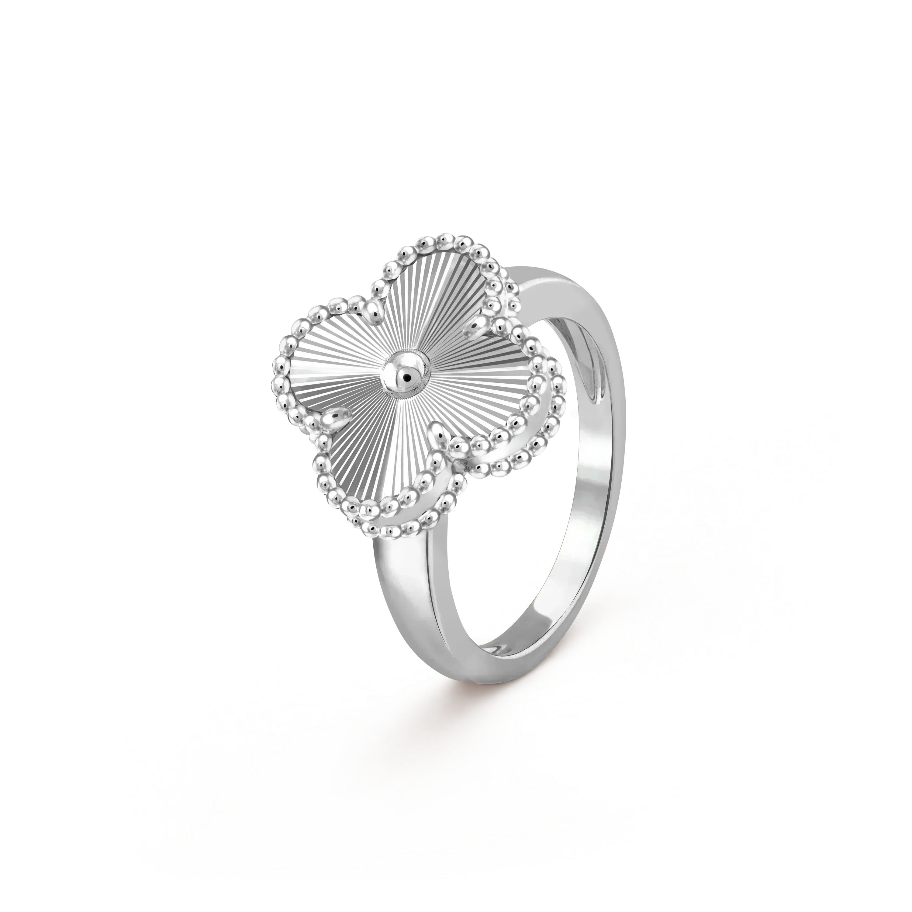 GlowCLOVER SILVER RING