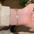 GlowCLOVER 5 MOTIF PINK BLUE RED WHITE BRACELET