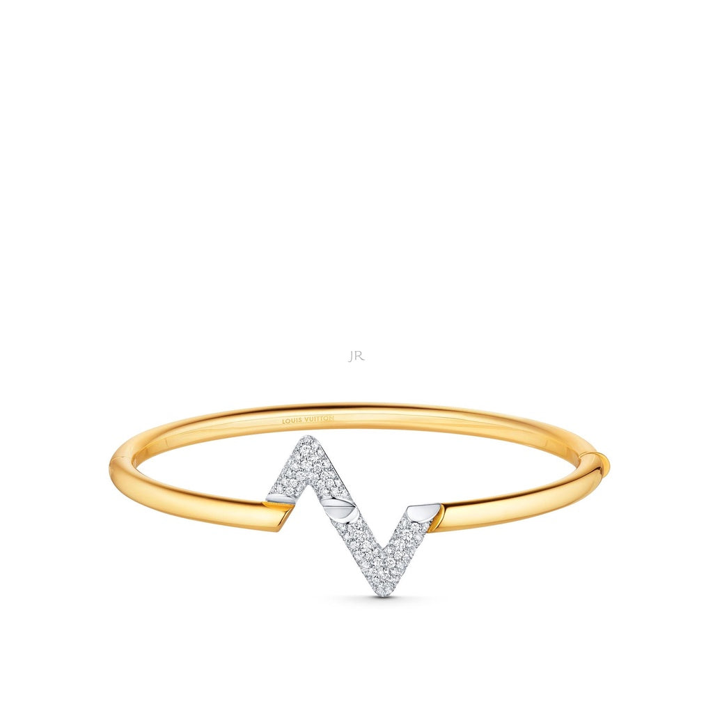 GlowVOLTE UPSITE DOWN GOLD DIAMOND BRACELET