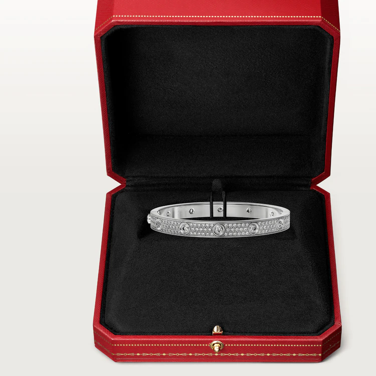 GlowLOVE BRACELET 6.1MM DIAMOND-PAVED 10 BIG DIAMONDS