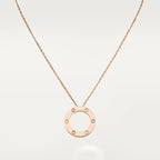 GlowLOVE NECKLACE 16MM 3 DIAMONDS