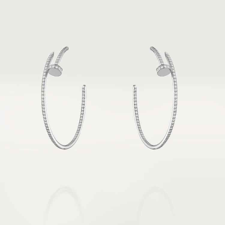 GlowJUSTE EARRINGS FULL DIAMONDS 1.8MM