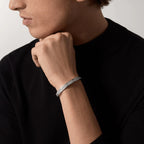 GlowLOVE BRACELET 6.1MM DIAMOND-PAVED 10 BIG DIAMONDS