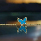 GlowBUTTERFLY TURQUOISE BUTTERFLY BRACELET