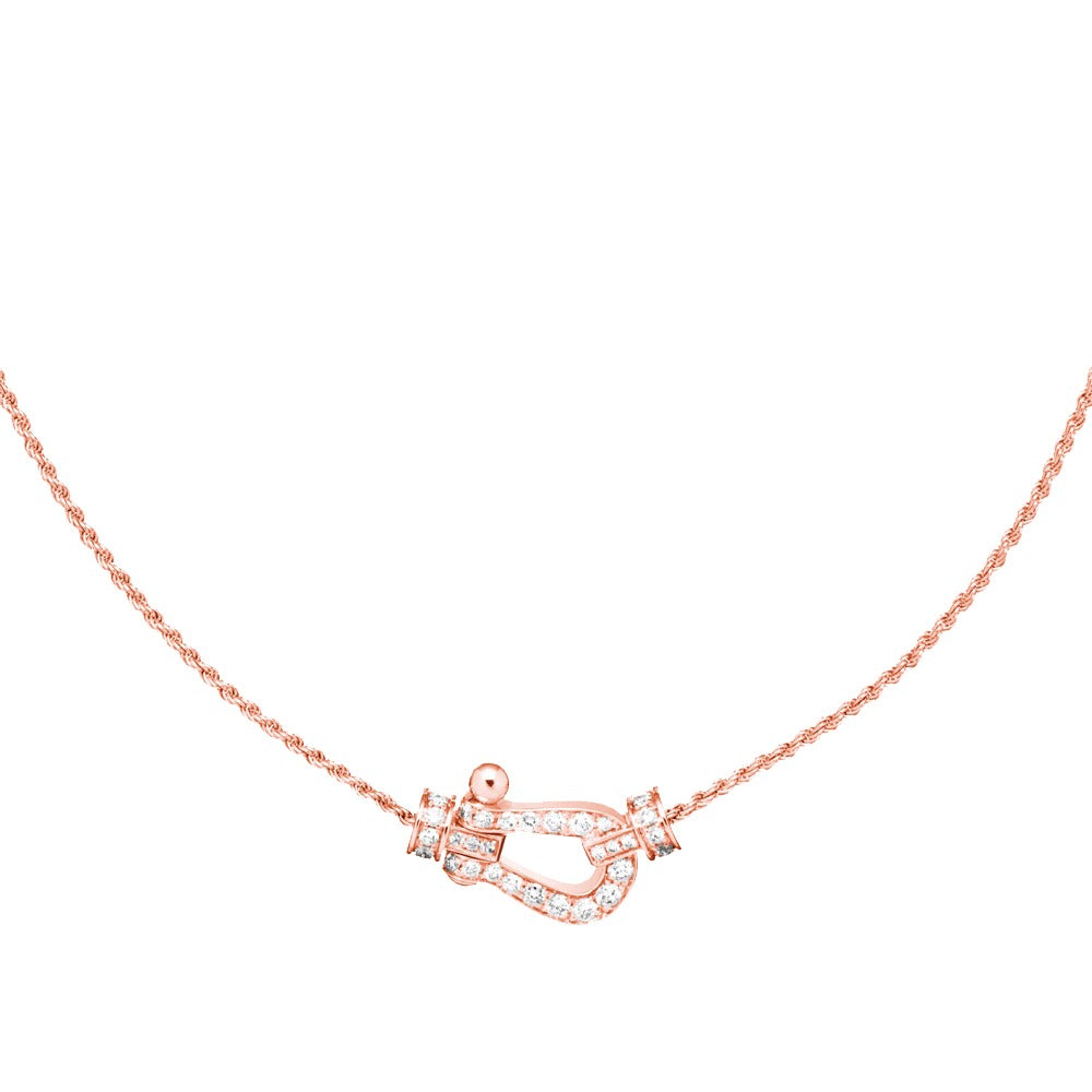 GlowFORCE 10 PINK GOLD DIAMOND NECKLACE