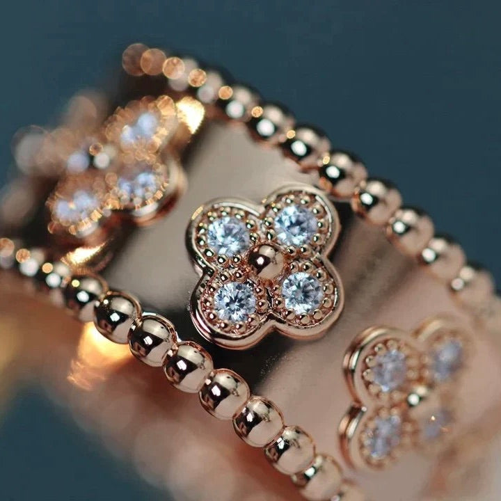 GlowCLOVER KALEIDOSCOPE RING 10MM