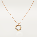 GlowTRINITY NECKLACE GOLD  DIAMONDS