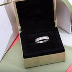 GlowPERLEE DIAMOND SILVER RING