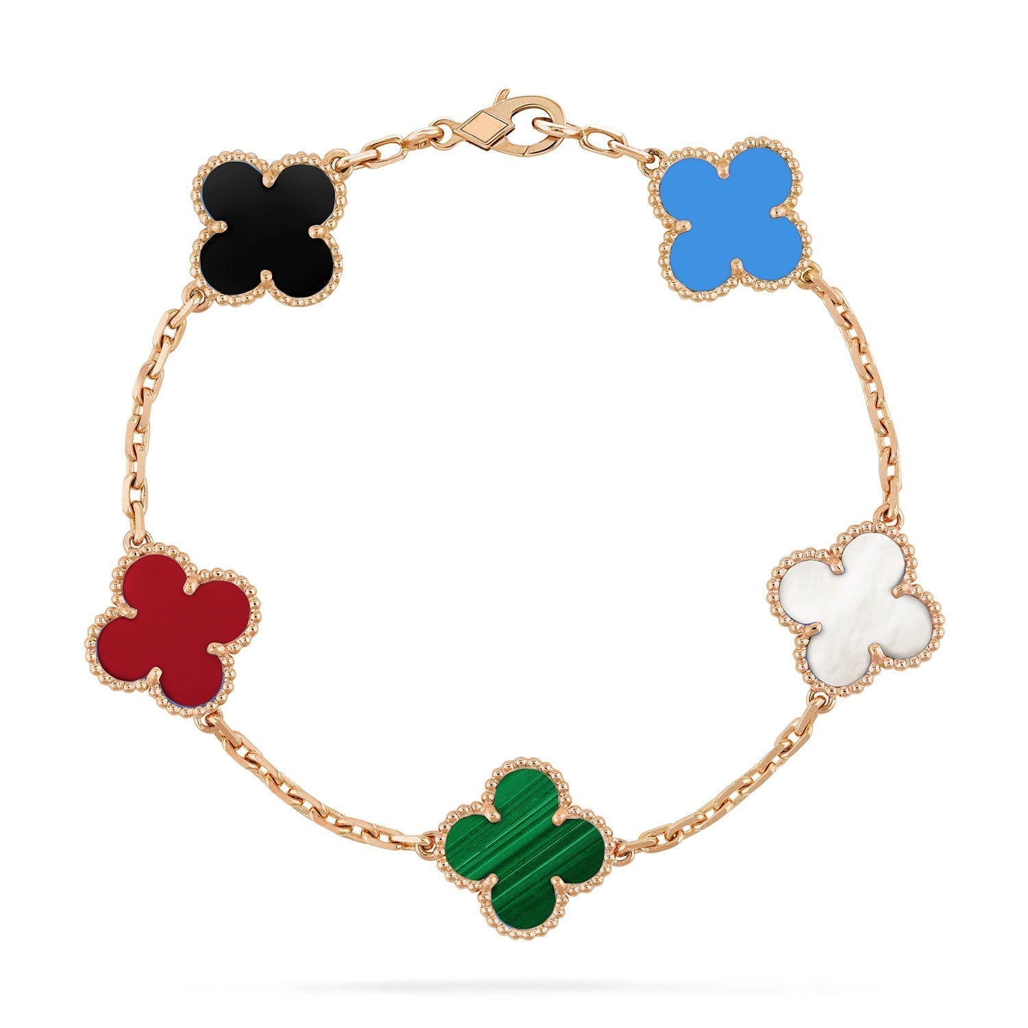 GlowCLOVER 5 MOTIFS MULTICOLOR  BRACELET