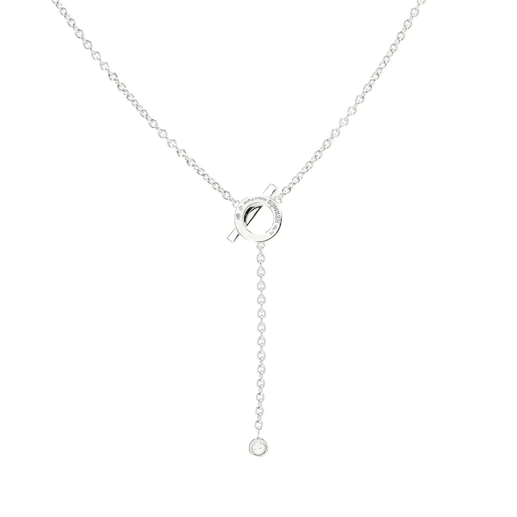 GlowFINESSE SILVER DIAMOND NECKLACE