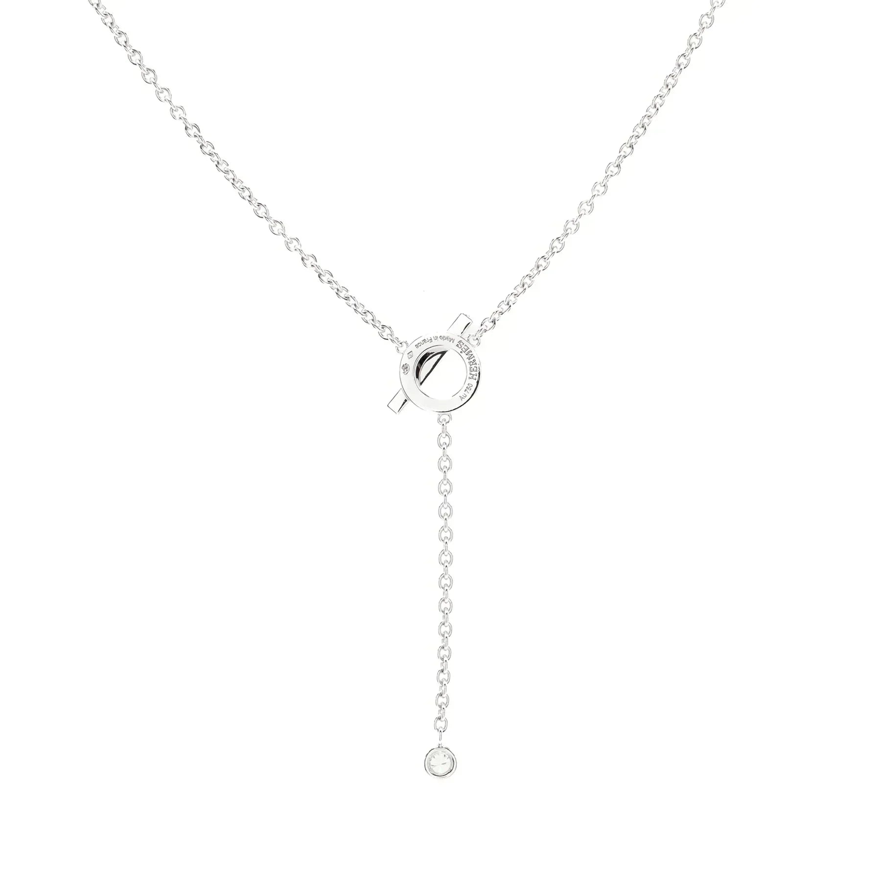 GlowFINESSE SILVER DIAMOND NECKLACE