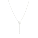 GlowFINESSE SILVER DIAMOND NECKLACE