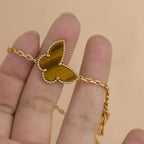 GlowLUCKY SPRING 5 MOTIF GOLD BRACELET