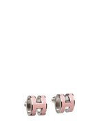 GlowMINI POP H SILVER EARRINGS PINK